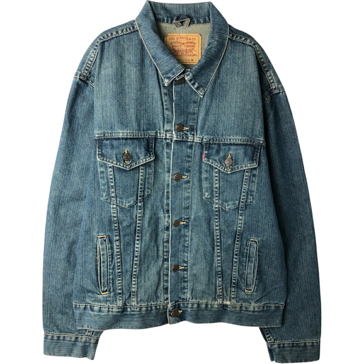 古着 リーバイス Levi's 70510 デニムジャケット Gジャン メンズXL相当 /eaa630389 【中古】 【260405】 ブルー系 春秋冬