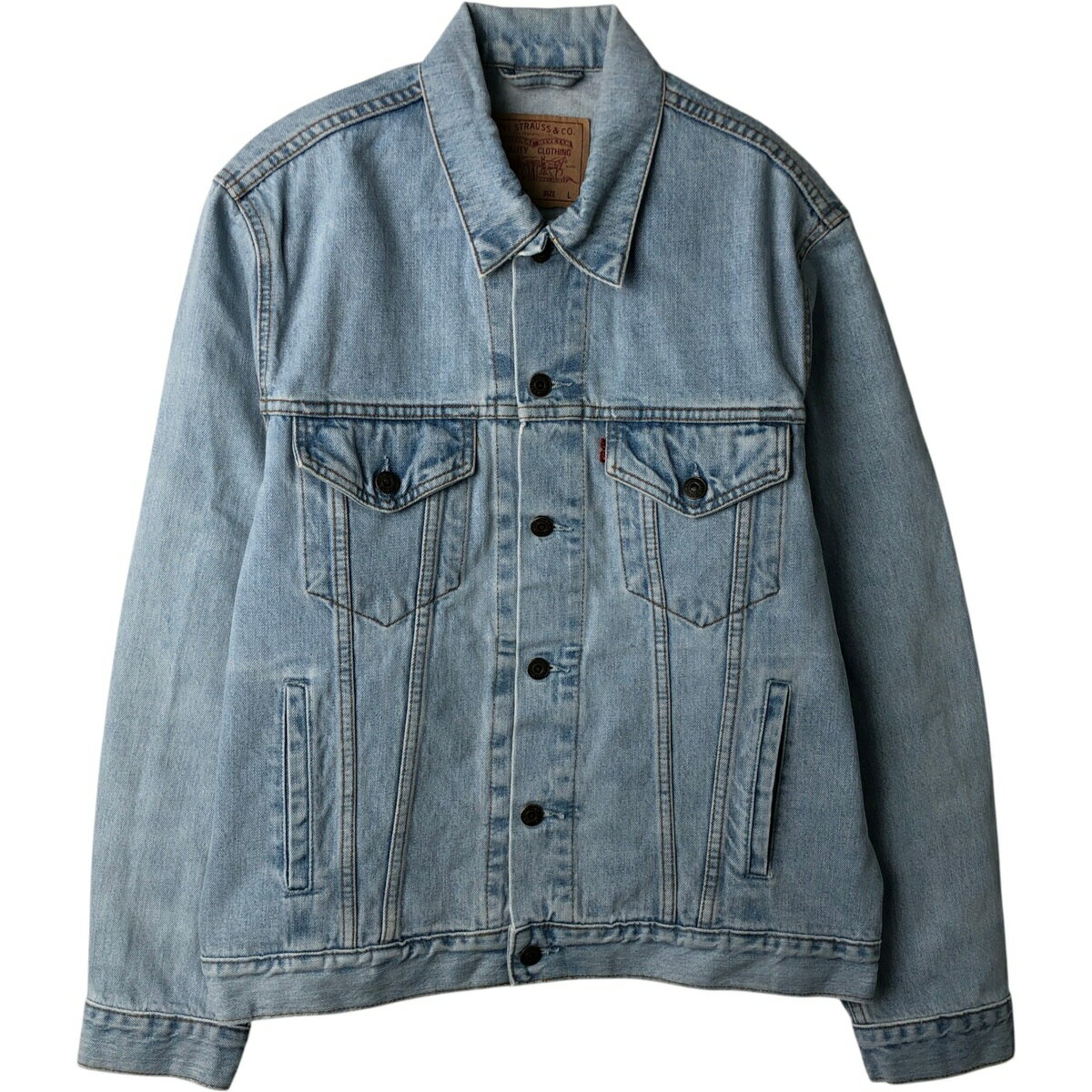 古着 90'S リーバイス Levi's 70503-0447 デニムジャケット Gジャン メンズL相当 ヴィンテージ /eaa630391 【中古】 【260405】 ブルー系 春秋冬
