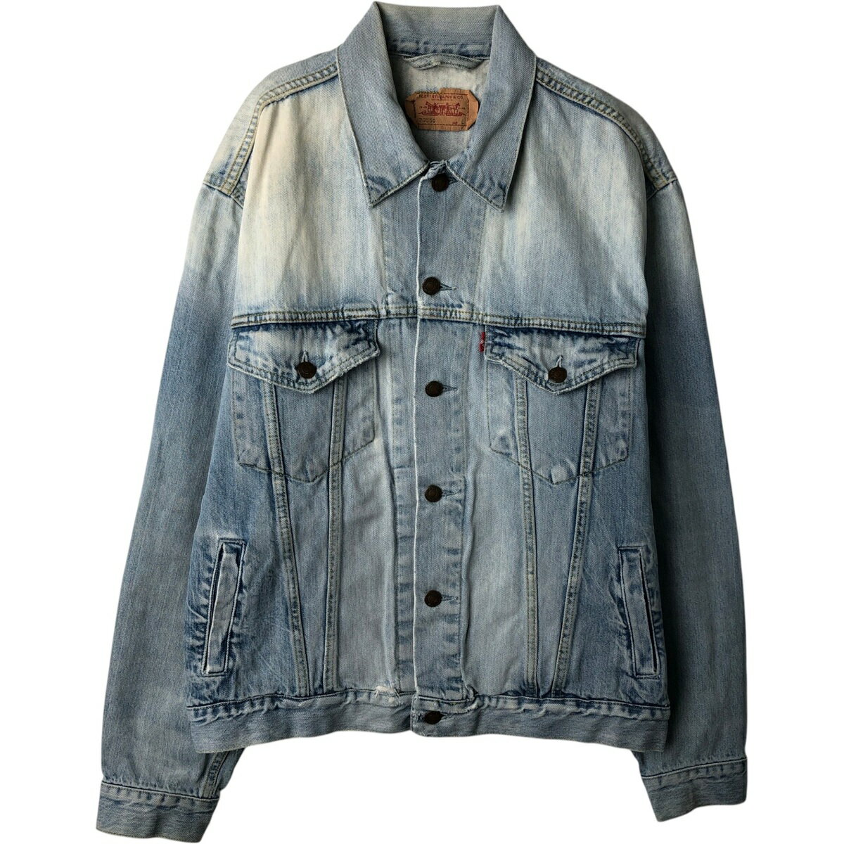樂天商城 - 古着 00'S リーバイス Levi's 70550-0410 ユーロモデル デニムジャケット Gジャン メンズL相当 /eaa630392 【中古】 【260405】 ブルー系 春秋冬