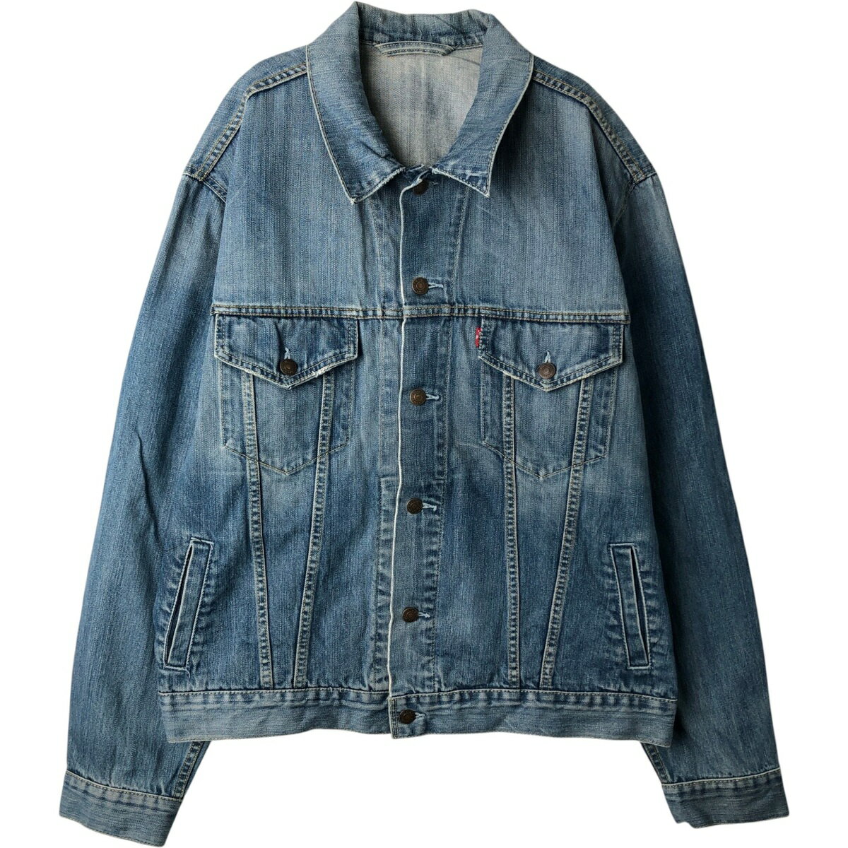 古着 リーバイス Levi's デニムジャケット Gジャン メンズXL相当 /eaa630393 【中古】 【260405】 ブルー系 春秋冬