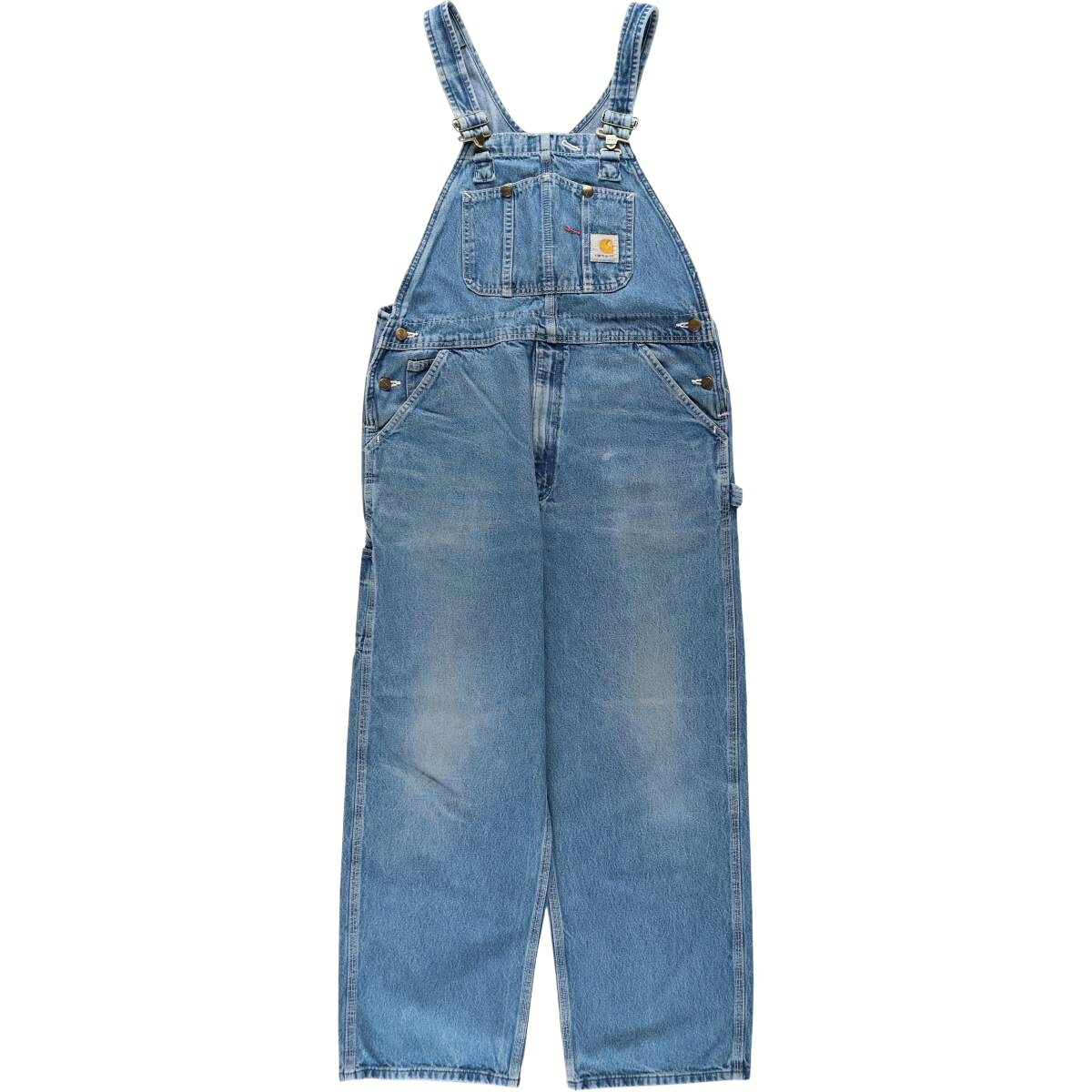 古着 カーハート Carhartt デニムオーバーオール メンズw36相当 /eaa630437 【中古】 【260427】 【SS2609_10】