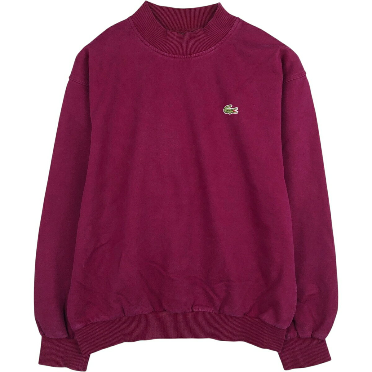 古着 ラコステ LACOSTE モックネック �