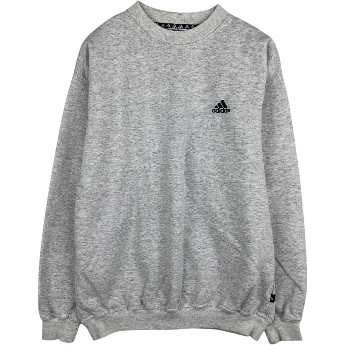 古着 90~00'S アディダス adidas ワンポイントロゴスウェットシャツ トレーナー メンズL相当 ヴィンテージ /eaa630538 【中古】 【260405】 グレー系 春夏秋冬