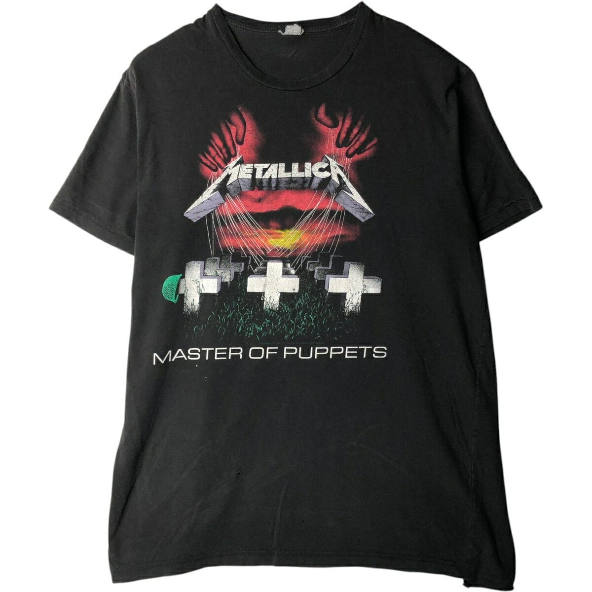 古着 METALLICA メタリカ バンドTシャツ バンT メンズL相当 /eaa630764 【中古】 【260405】 ブラック系 春夏秋