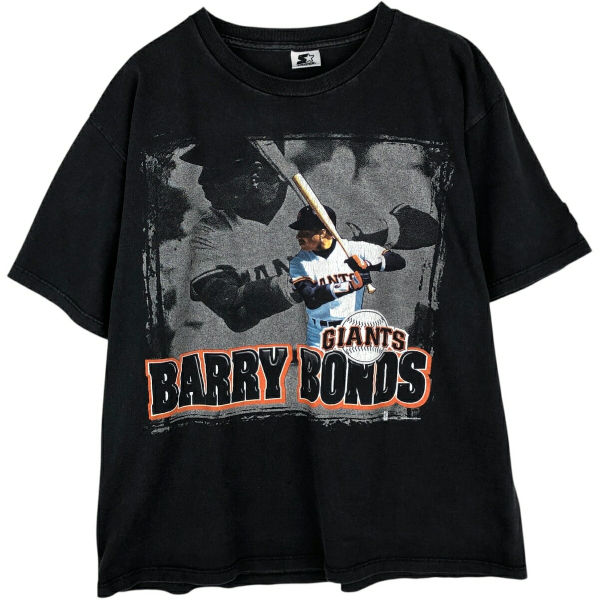 Rakuten - 古着 90'S スターター Starter MLB SAN FRANCISCO GIANTS サンフランシスコジャイアンツ スポーツプリントTシャツ USA製 メンズL相当 ヴィンテージ /eaa630805 【中古】 【260404】