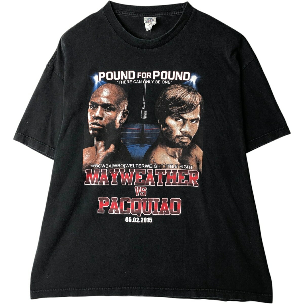 古着 ALSTYLE FLOYD MAYWEATHER MANNY PACQUIAO フロイドメイウェザー マニーパッキャオ スポーツプリントTシャツ メンズXXL相当 /eaa630813 【中古】 【260404】