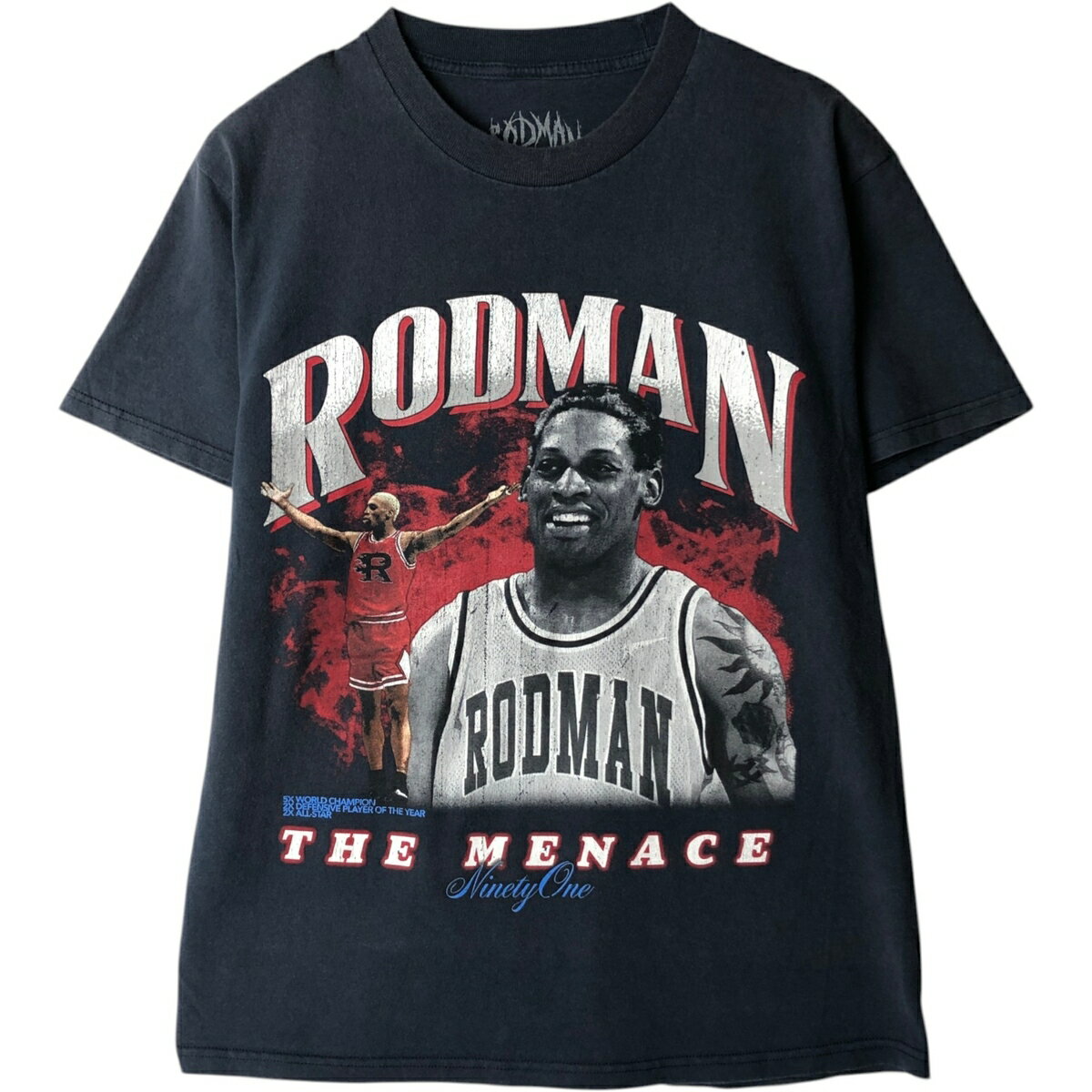 樂天商城 - 古着 Dennis Rodman デニスロッドマン スポーツプリントTシャツ メンズM相当 /eaa630876 【中古】 【260404】