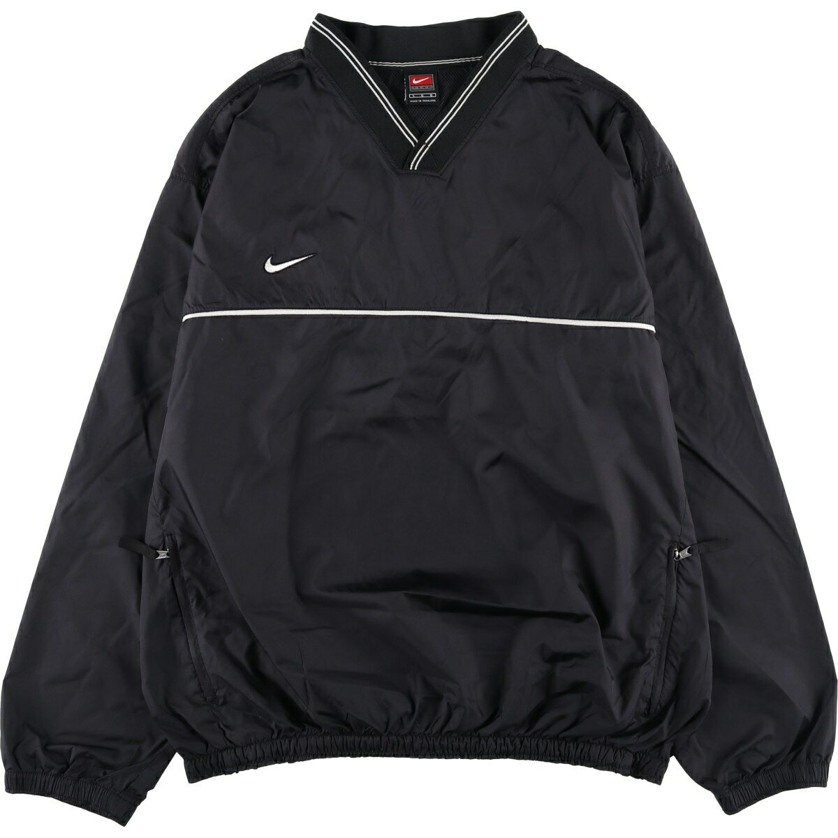 Rakuten - 古着 ~00'S ナイキ NIKE TEAM Vネック ウォームアッププルオーバー メンズL相当 /eaa630932 【中古】 【260404】
