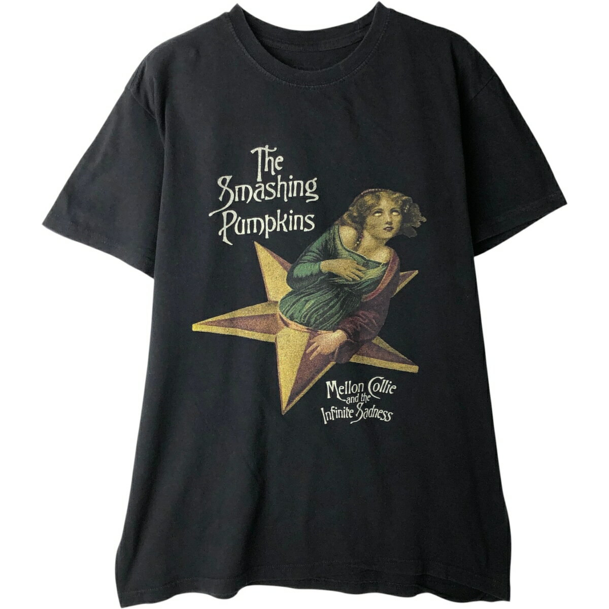古着 THE SMASHINF PAMPKINS スマッシングパンプキンズ バンドTシャツ バンT メンズL相当 /eaa630979   ブラック系 春夏秋