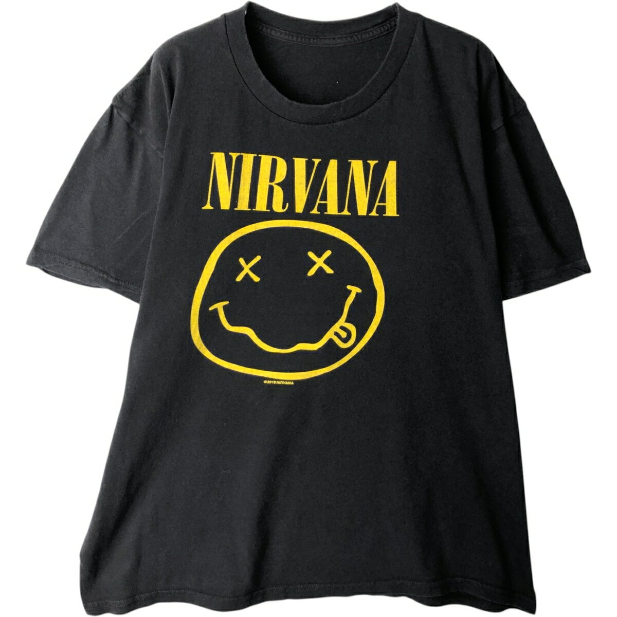 Rakuten - 古着 NIRVANA ニルヴァーナ バンドTシャツ バンT メンズXL相当 /eaa630989 【中古】 【260405】 ブラック系 春夏秋