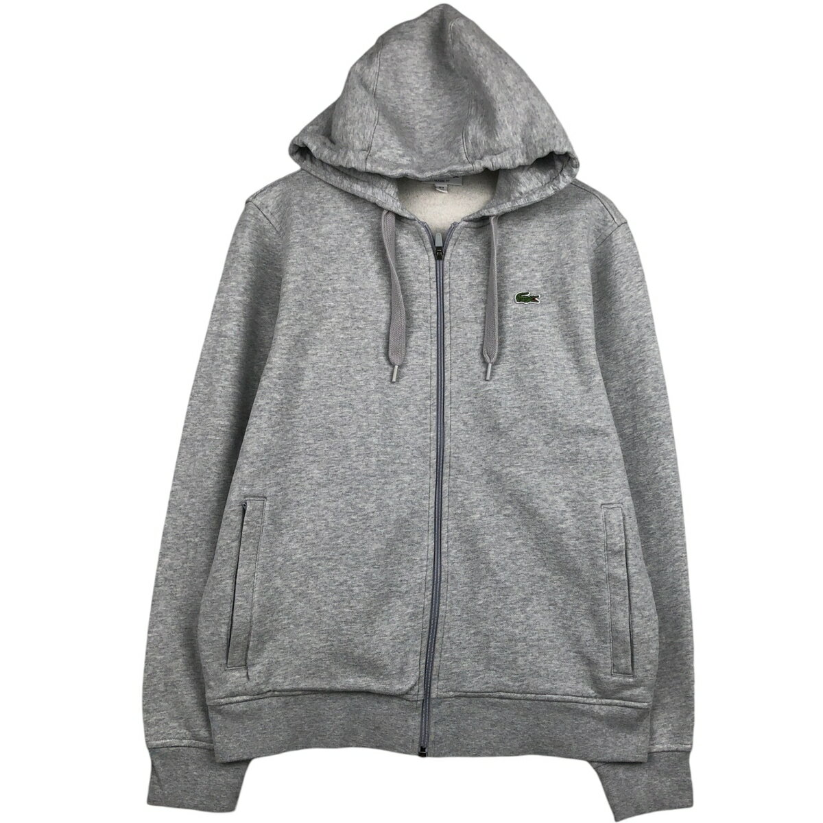Rakuten - 古着 ラコステ LACOSTE CLASSIC FIT スウェットフルジップパーカー 5 メンズL相当 /eaa631043 【中古】 【260409】 グレー系 春夏秋冬