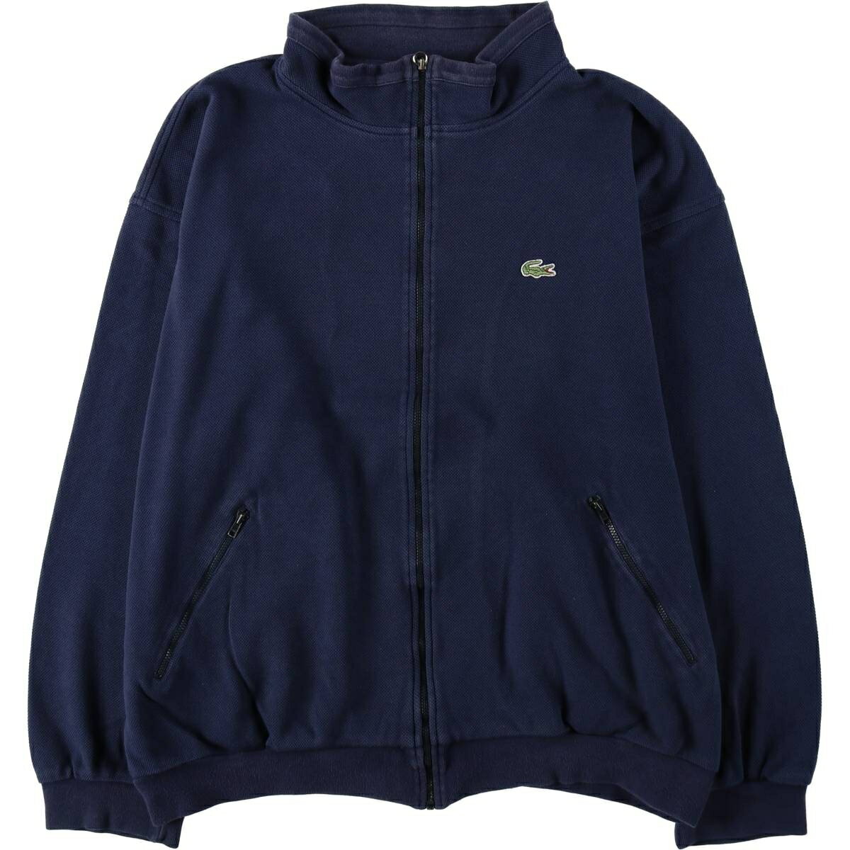 乐天商城 - 古着 ラコステ LACOSTE 鹿の子 フルジップスウェットシャツ トレーナー 6 メンズXL相当 /eaa631066 【中古】 【260419】