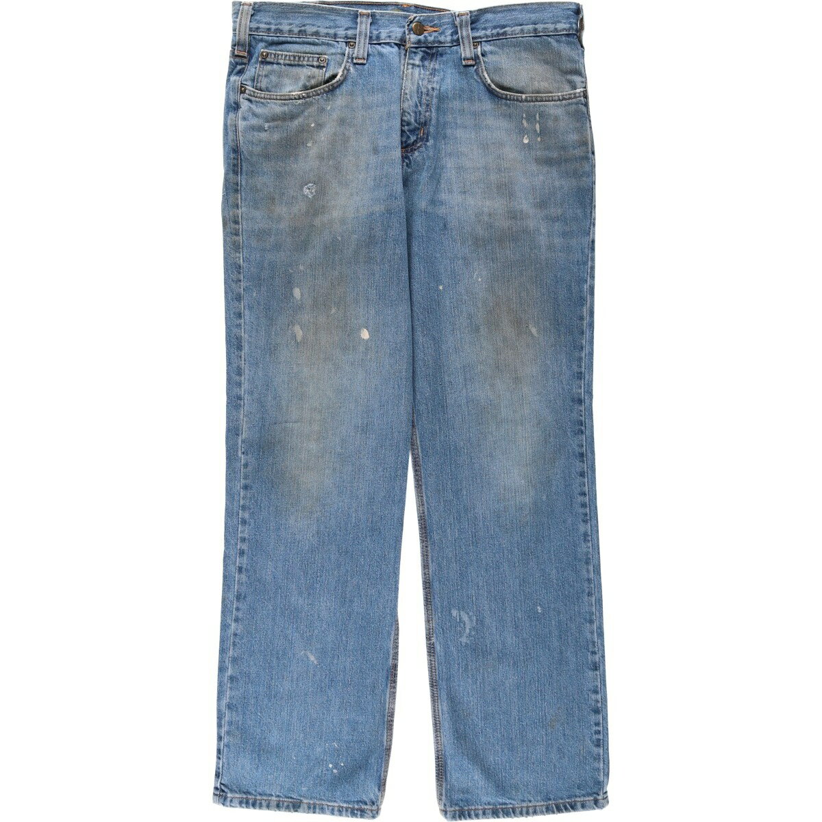 古着 カーハート Carhartt RELAXED FIT ストレートデニムパンツ メンズw35相当 /eaa631091 【中古】 【260406】