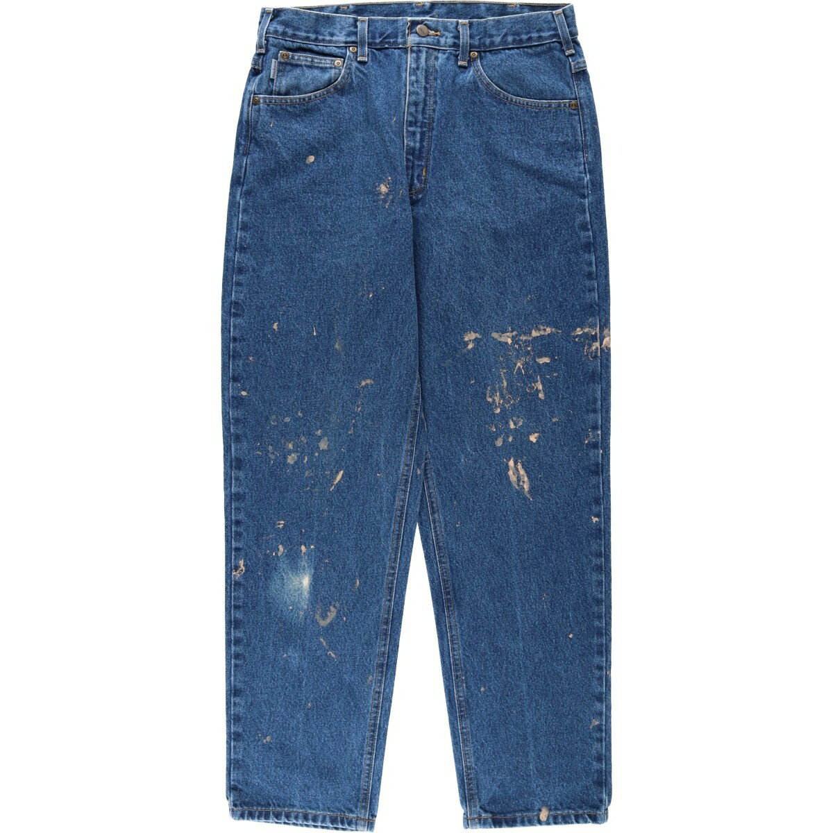 古着 カーハート Carhartt RELAXED FIT ペイント テーパードデニムパンツ メンズw33相当 /eaa631095 【中古】 【260406】