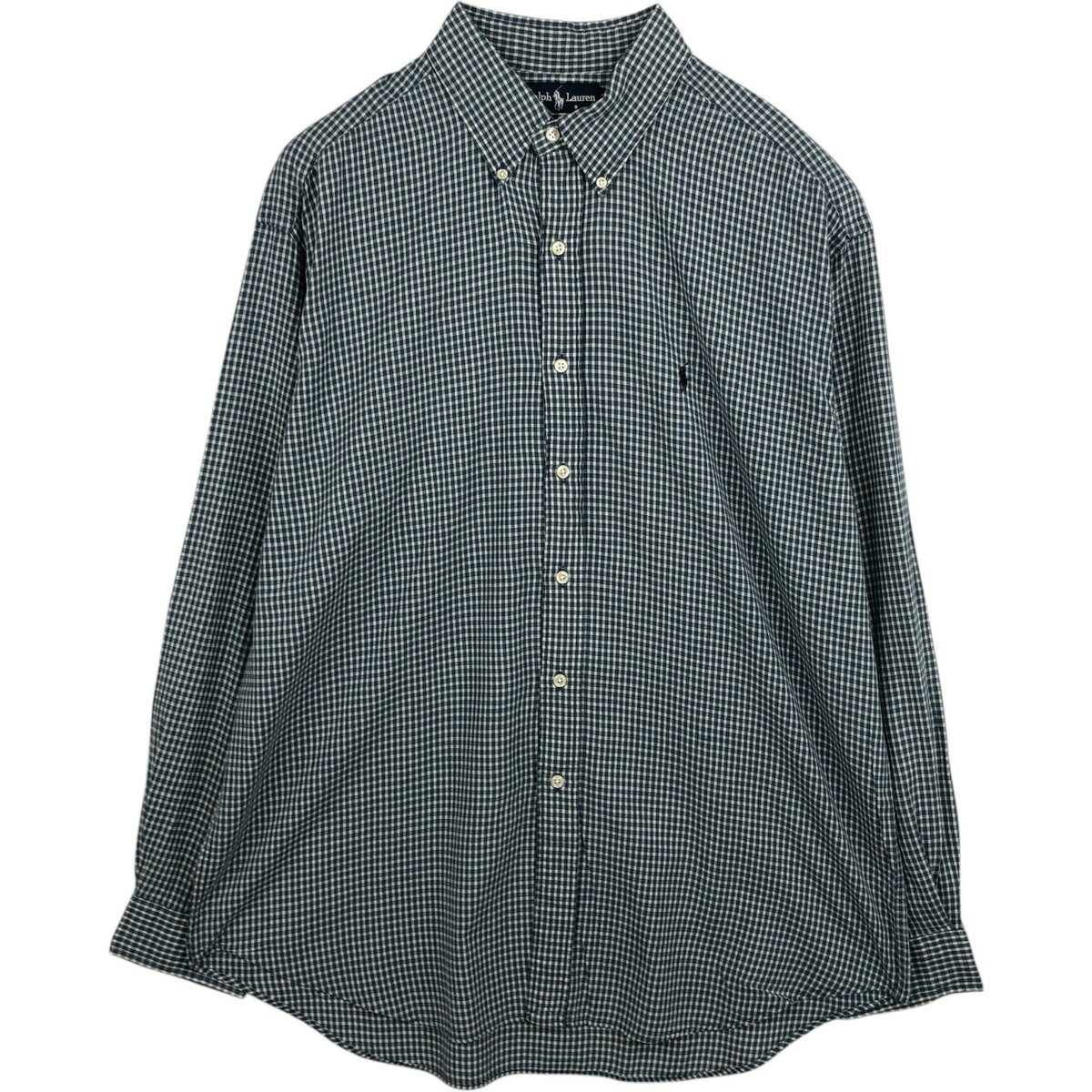 Rakuten - 古着 ラルフローレン Ralph Lauren BLAKE 長袖 ボタンダウンチェックシャツ メンズXL相当 /eaa631272 【中古】 【260410】