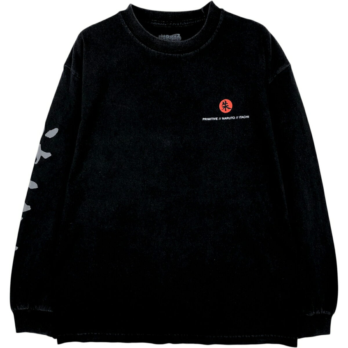 Rakuten - 古着 PRIMITIVE NARUTO SHIPPUDEN ナルト疾風伝 うちはイタチ アニメ キャラクタープリントロングTシャツ ロンT メンズM相当 /eaa631373 【中古】 【260408】