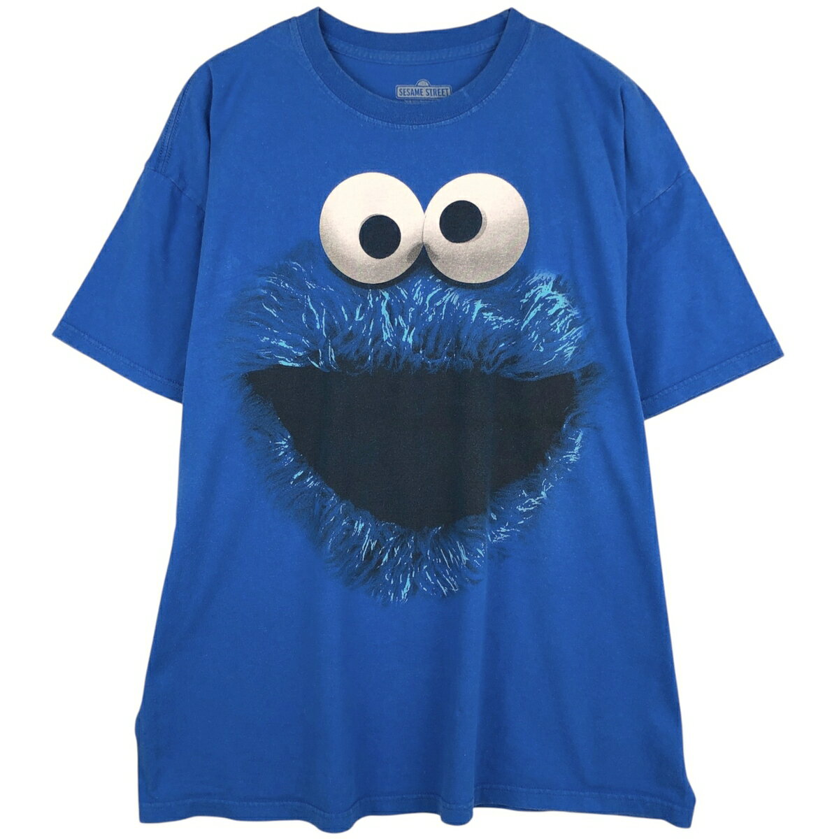 樂天商城 - 古着 SESAME STREET セサミストリート クッキーモンスター キャラクタープリントTシャツ メンズXL相当 /eaa631481 【中古】 【260408】