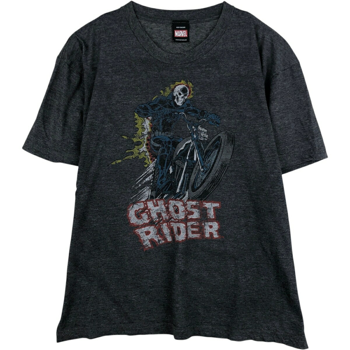 Rakuten - 古着 MARVEL COMICS マーベルコミック Ghost Rider ゴーストライダー キャラクタープリントTシャツ メンズXL相当 /eaa631492 【中古】 【260408】