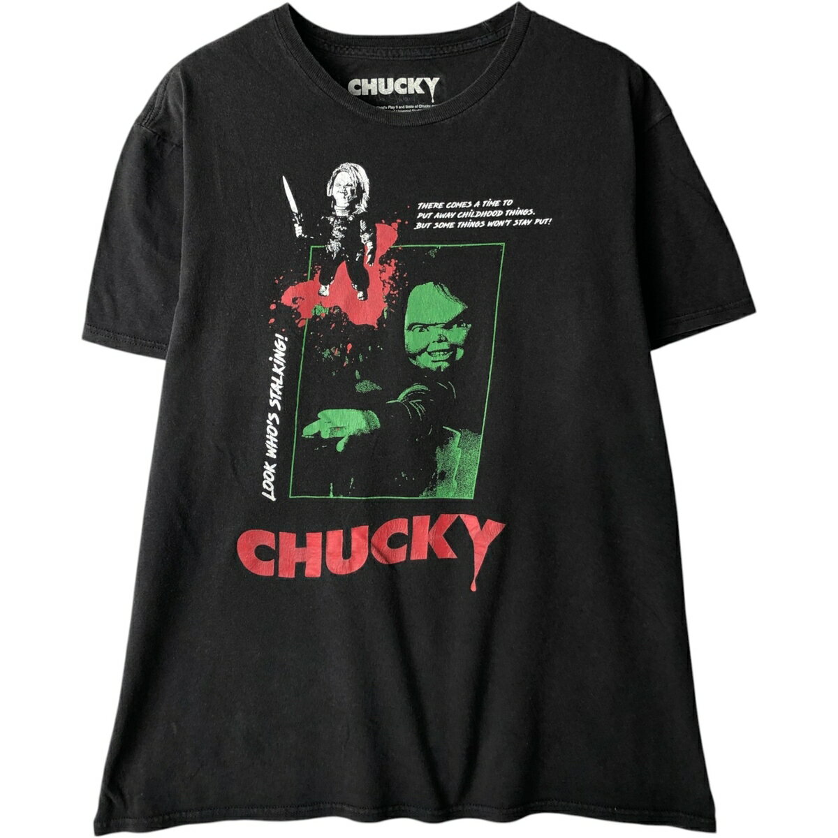 Rakuten - 古着 00'S CHILD'S PLAY チャイルドプレイ CHUCKY チャッキー 映画 ムービーTシャツ メンズL相当 /eaa631562 【中古】 【260406】