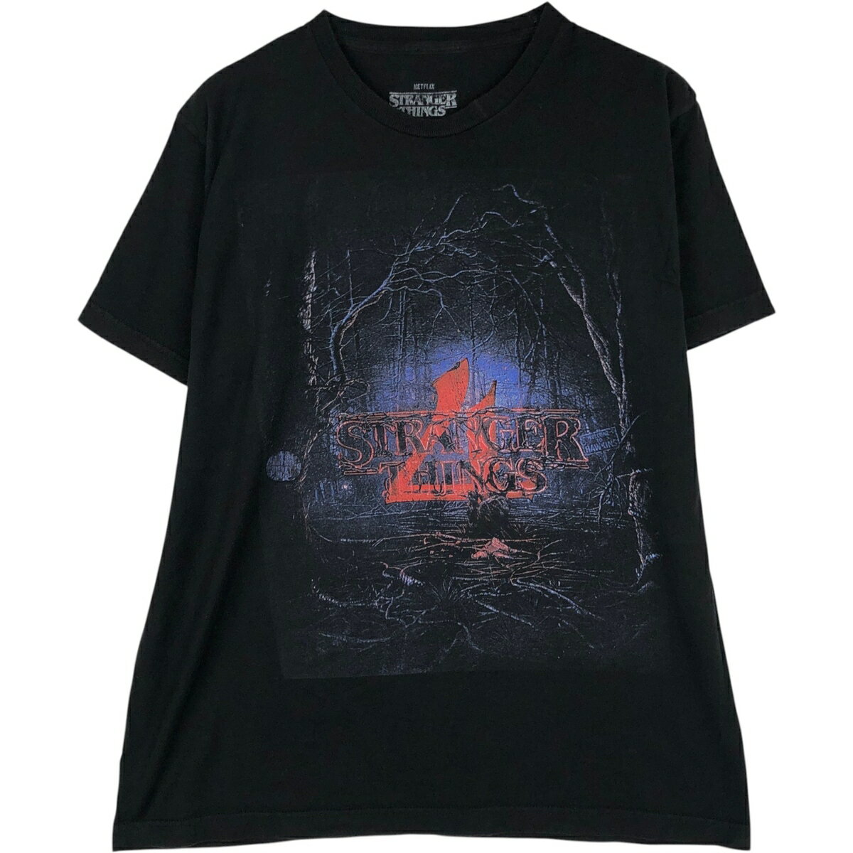 樂天商城 - 古着 STRANGER THINGS ストレンジャーシングス 映画 ムービーTシャツ メンズL相当 /eaa631622 【中古】 【260408】