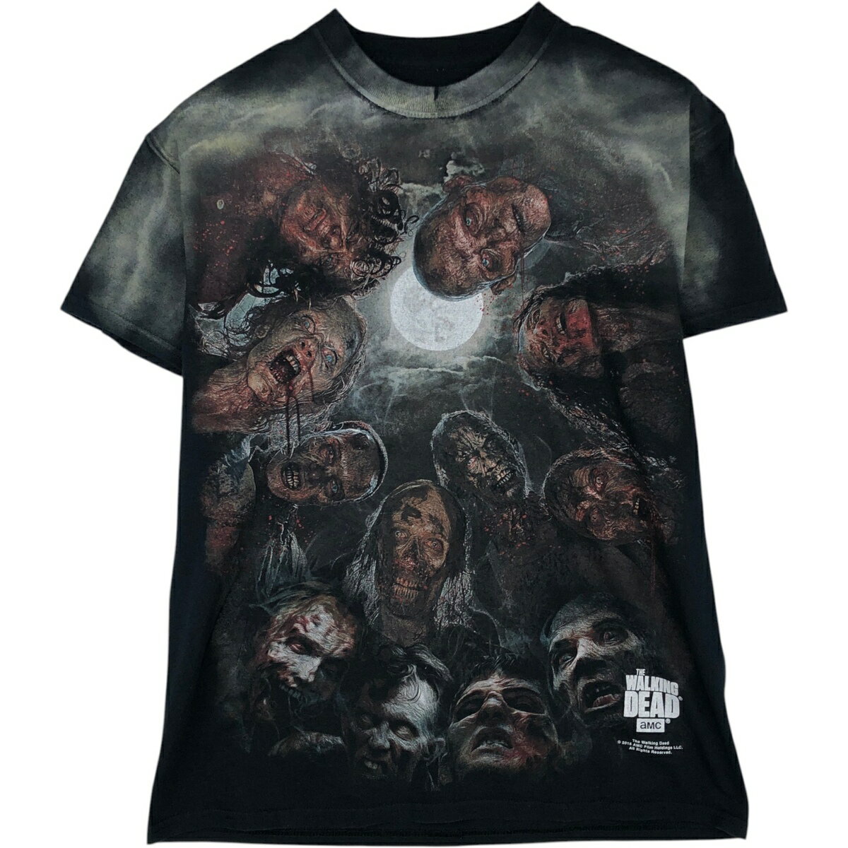 樂天商城 - 古着 WALKING DEAD ウォーキングデッド 大判プリント 映画 ムービーTシャツ メンズS相当 /eaa631627 【中古】 【260408】