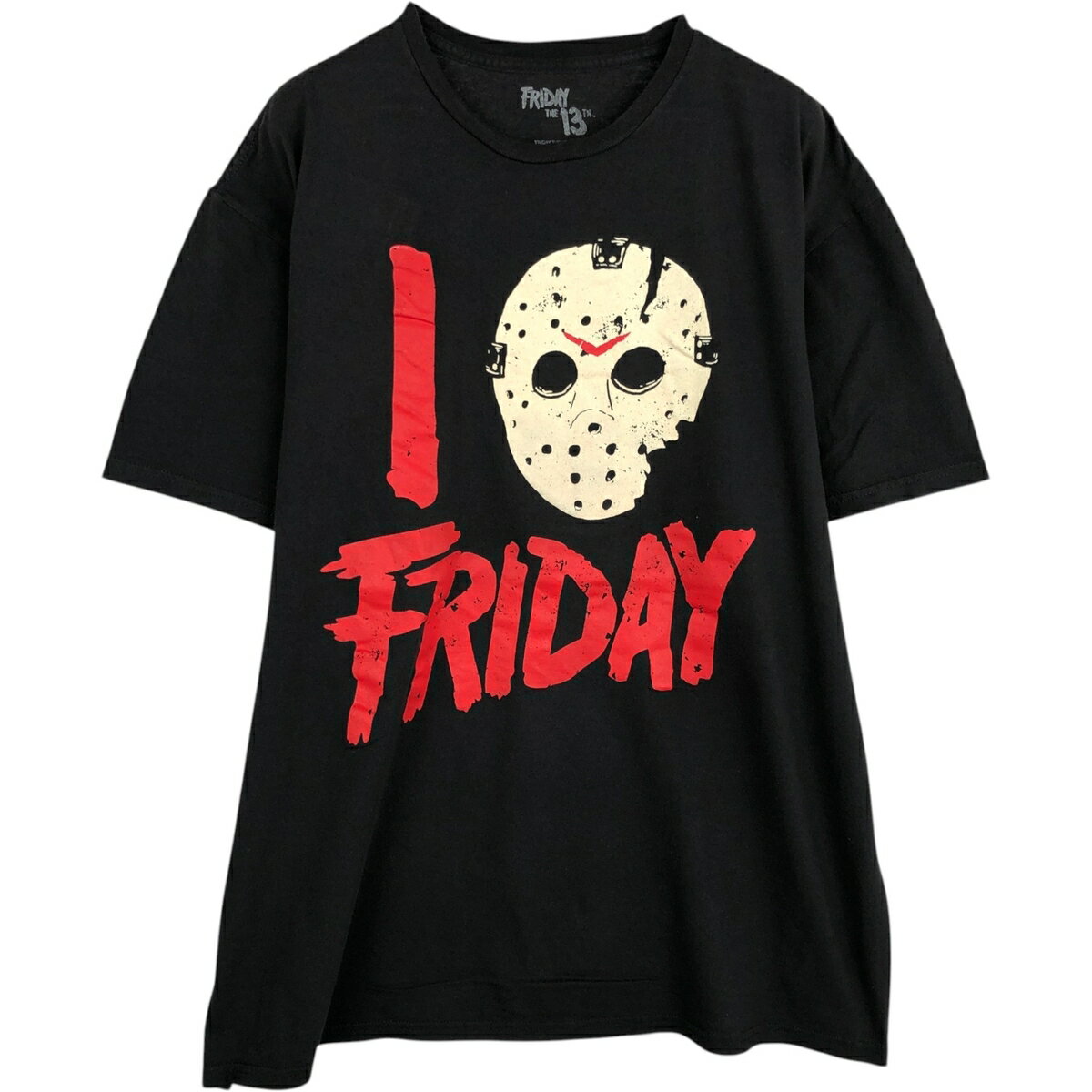 古着 FRIDAY THE 13TH 13日の金曜日 映画 ムービーTシャツ メンズXL相当 /eaa631698 【中古】 【260407】 ブラック系 春夏秋