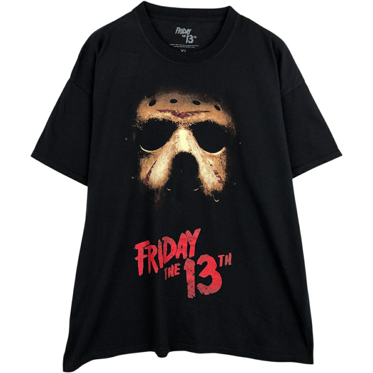 古着 FRIDAY THE 13TH 13日の金曜日 映画 ムービーTシャツ メンズXL相当 /eaa631711 【中古】 【260407】 ブラック系 春夏秋