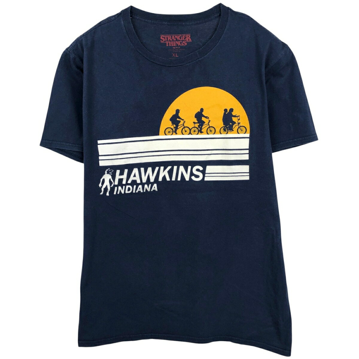Rakuten - 古着 STRANGER THINGS ストレンジャーシングス 映画 ムービーTシャツ メンズXL相当 /eaa631752 【中古】 【260410】