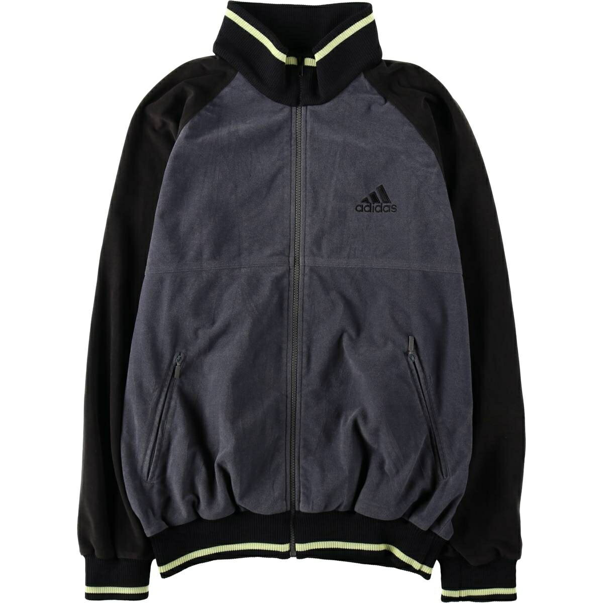 Rakuten - 古着 90~00'S アディダス adidas バックロゴ ベロアジャージ トラックジャケット メンズM相当 /eaa631783 【中古】 【260412】