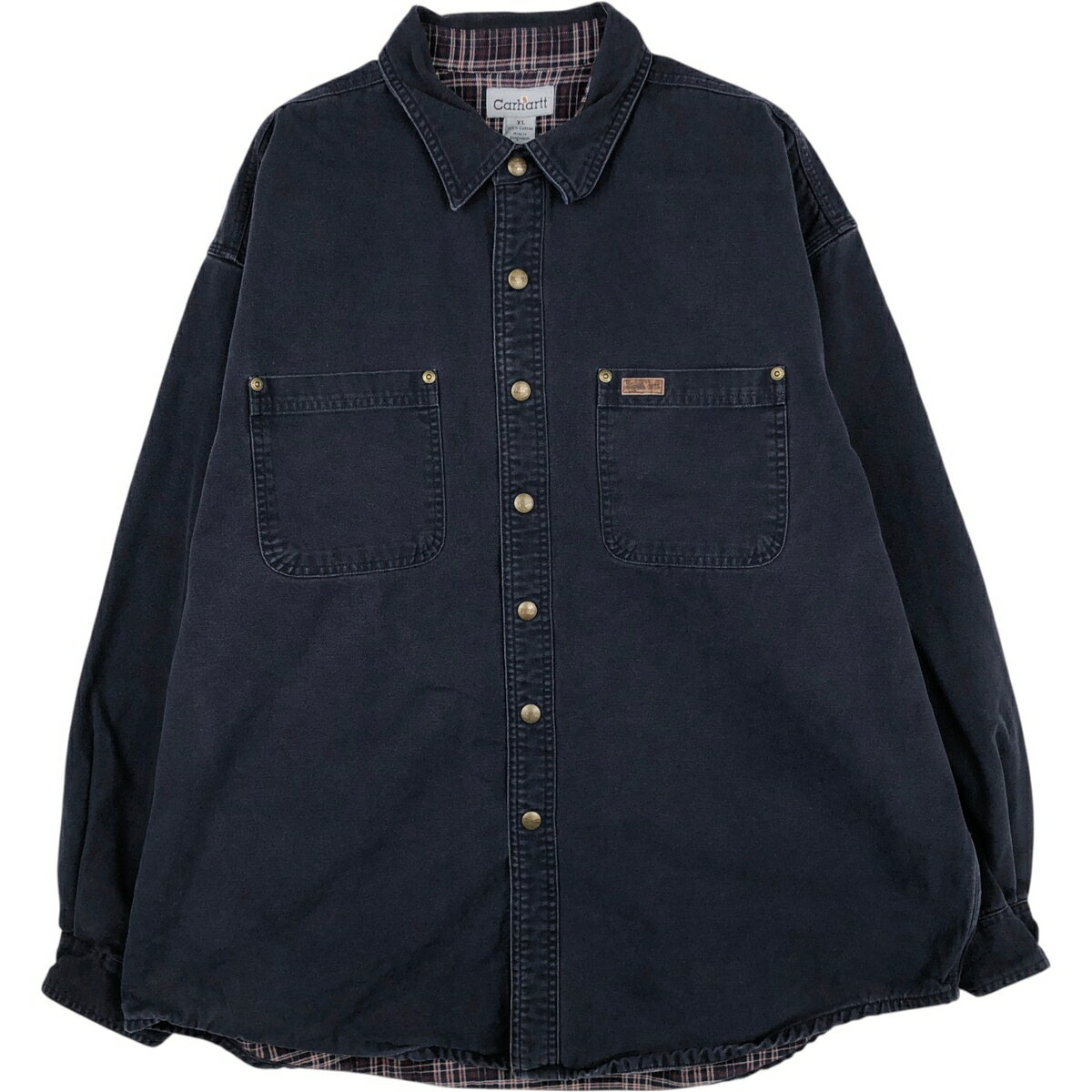 樂天商城 - 古着 カーハート Carhartt 長袖 ダックワークシャツ メンズXL相当 /eaa631793 【中古】 【260412】