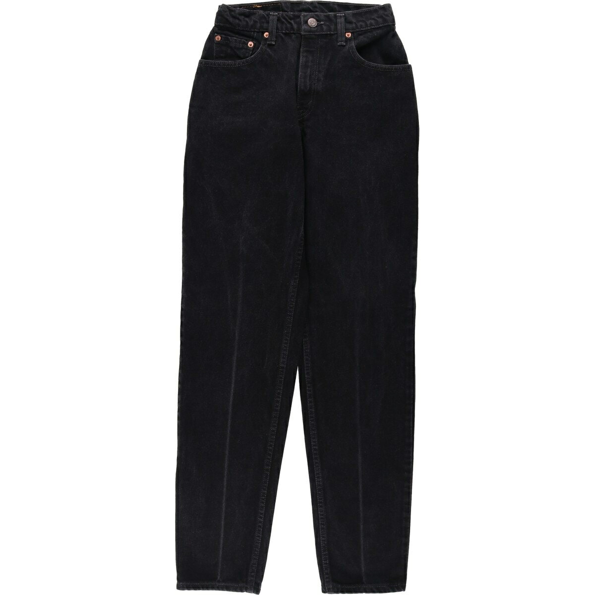 古着 90'S リーバイス Levi's 550 RELAXED FIT TAPERED LEG 10550-0260 ブラックデニム テーパードデニムパンツ レディースM(w26)相当 ヴィンテージ /eaa631805 【中古】 【260406】 【ADEL/アデル】