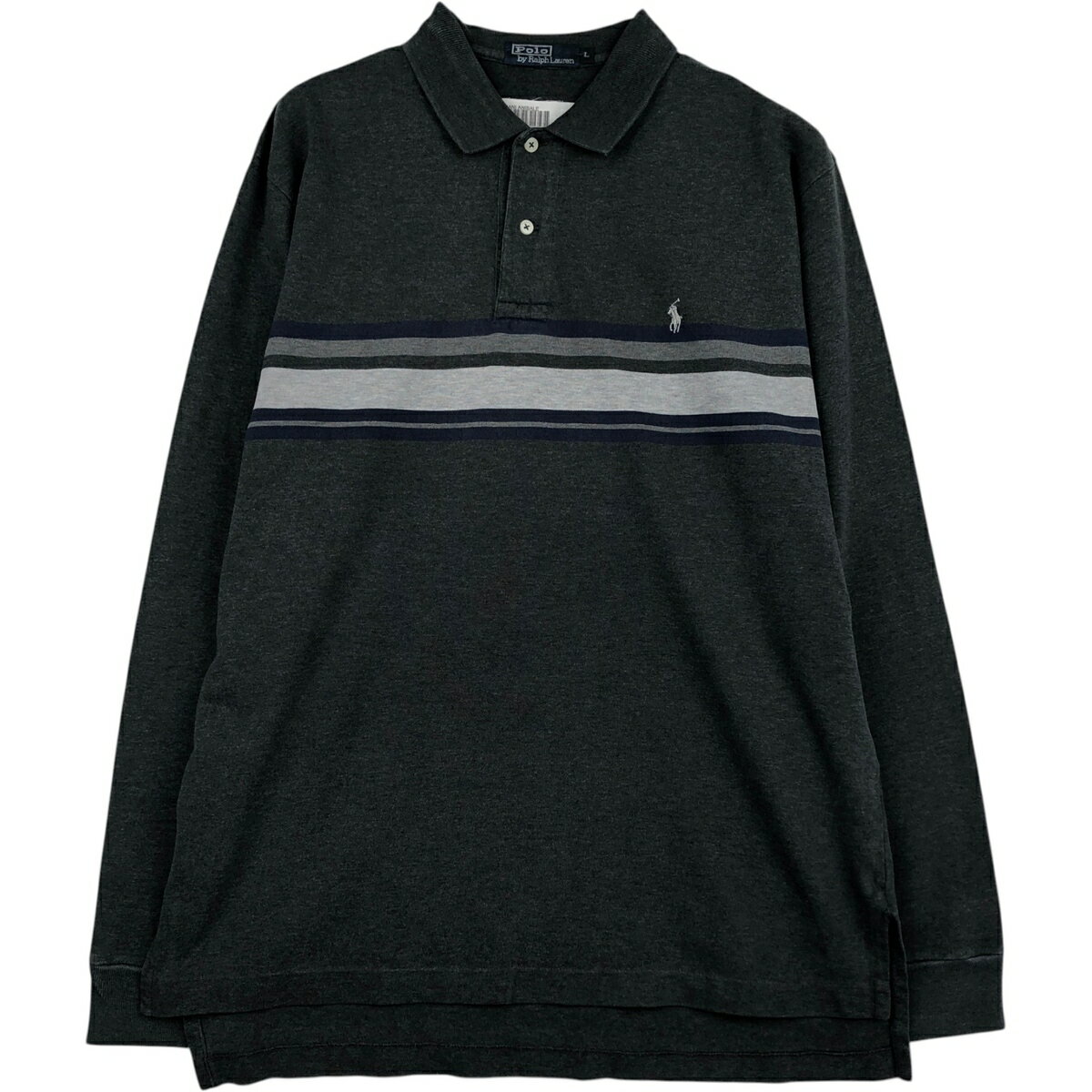 Rakuten - 古着 ラルフローレン Ralph Lauren POLO by Ralph Lauren 長袖 ポロシャツ メンズL相当 /eaa631904 【中古】 【260416】