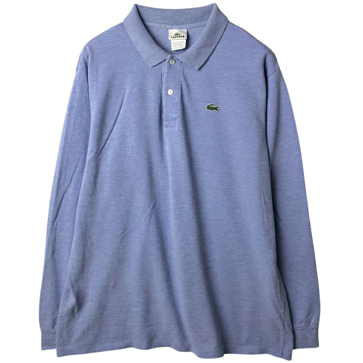 樂天商城 - 古着 ラコステ LACOSTE フランス企画 長袖 ポロシャツ フランス製 7 メンズL相当 /eaa631930 【中古】 【260413】