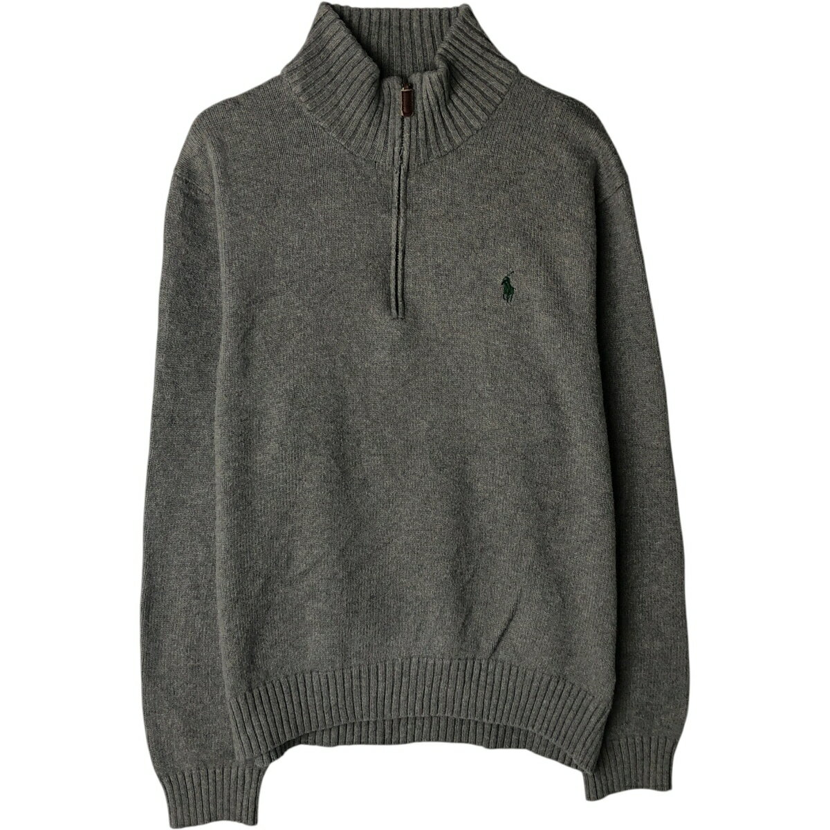 商品詳細 ブランド・Ralph Lauren・ラルフローレン・ 特徴・長袖・ハーフジップ・ モデル/形状・POLO RALPH LAUREN・コットンニットハーフジップセーター・ 素材・コットン:100%・ 色・チャコール・ 柄・無地・ワンポイント・ 生産国・中国製・ 年代 サイズ・メンズM・表記サイズ:M・着丈:61.5cm・身幅:54.5cm・肩幅:44.5cm・袖丈:61cm・ コンディション・C・ カテゴリ・メンズ・トップス・セーター・ジップセーター・ 商品番号・eaa631941・ 取扱店・・ スタッフコメントRalph Lauren POLO RALPH LAUREN コットンニットハーフジップセーター / メンズM / 商品番号 eaa631941 USEDですので使用感などございますが、まだまだご愛用していただけます。 古着という事をご理解の上ご注文よろしくお願いします。 【状態追記】 ●後、背中中央部にリペア跡。 ●内側、背中中央部にリペア跡。※状態は当社独自の基準です。 着用感表記サイズ着丈身幅肩幅袖丈 メンズMM(※着用感、表記サイズは目安です。)61.5cm54.5cm44.5cm61cm ※測定値の若干の誤差はご了承下さい。サイズガイドはこちら ブランドRalph Laurenラルフローレン 特徴長袖 / ハーフジップモデル/形状POLO RALPH LAUREN / コットンニットハーフジップセーター素材コットン:100%色チャコール柄無地 / ワンポイント生産国中国製年代-カテゴリジップセーター商品番号eaa631941取扱店　　 ラルフローレンの他の商品を見るジップセーターの他の商品を見る