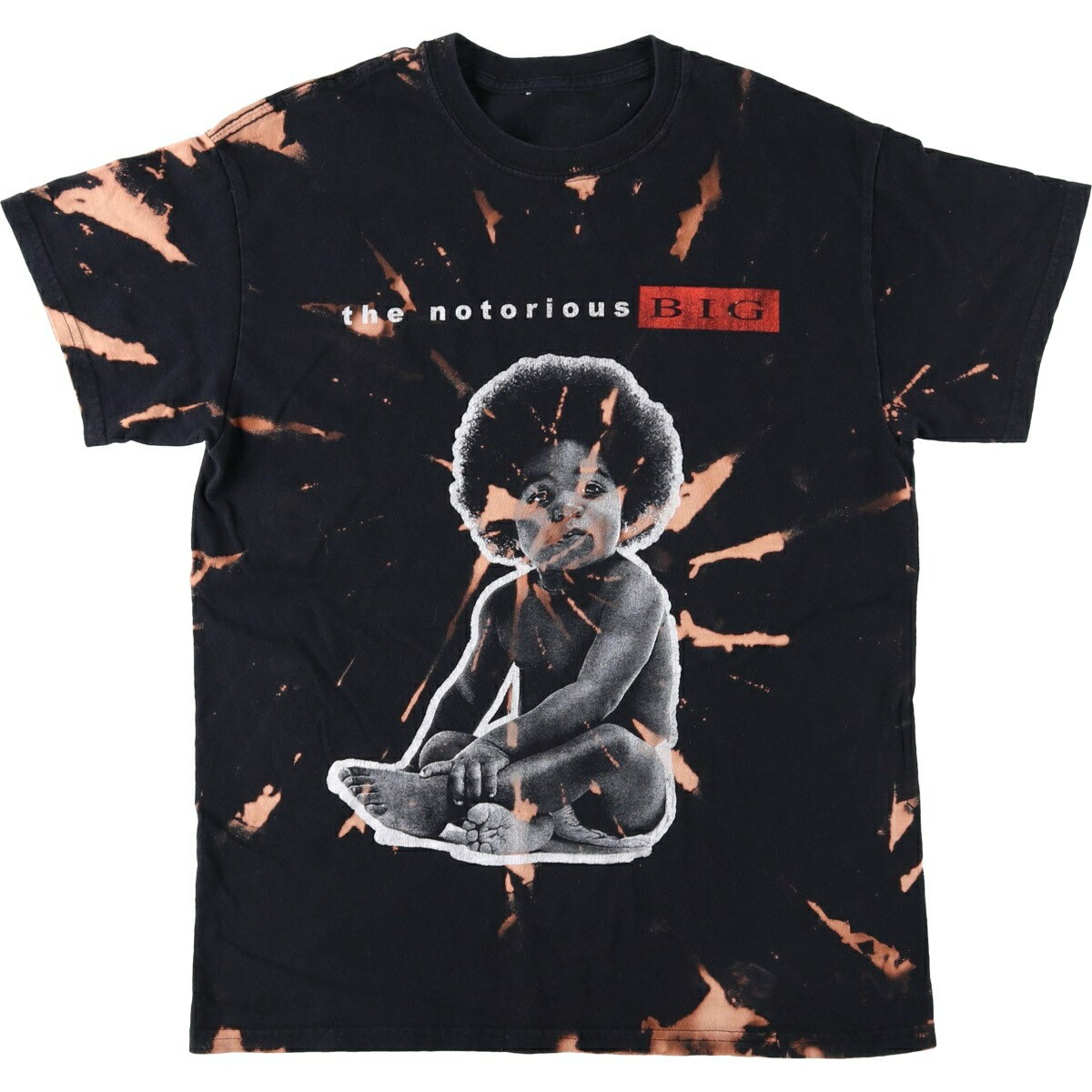 古着 THE NOTORIUS B.I.G. ノートリアスビッグ ピギースモール ブリーチ加工 ラップTシャツ ラップT メンズM相当 /eaa632265 【中古】 【260410】