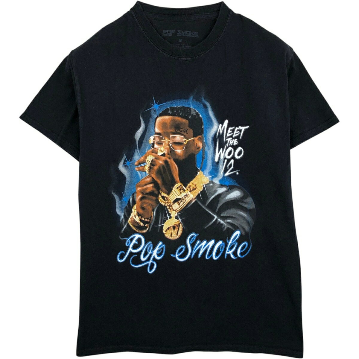 樂天商城 - 古着 POP SMOKE ポップスモーク ラップTシャツ ラップT メンズM相当 /eaa632271 【中古】 【260407】