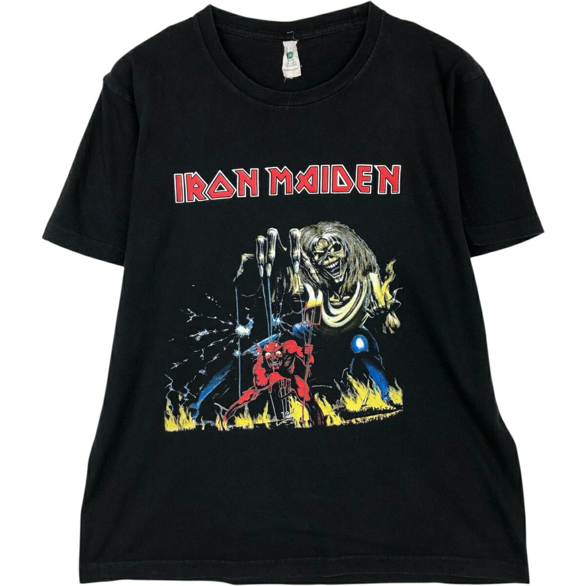 Rakuten - 古着 SEL IRON MAIDEN アイアンメイデン バンドTシャツ バンT メンズL相当 /eaa632290 【中古】 【260411】