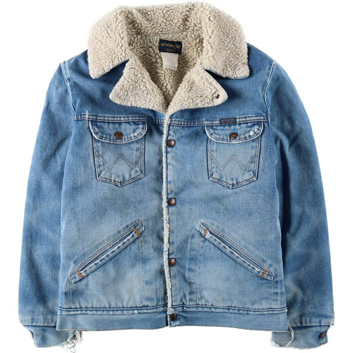 古着 80~90'S ラングラー Wrangler デニムボアジャケット USA製 メンズL相当 ヴィンテージ /eaa632453 【中古】 【260412】