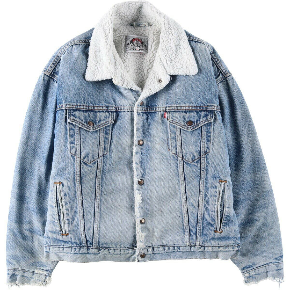 樂天商城 - 古着 リーバイス Levi's デニムボアジャケット メンズXL相当 /eaa632456 【中古】 【260410】
