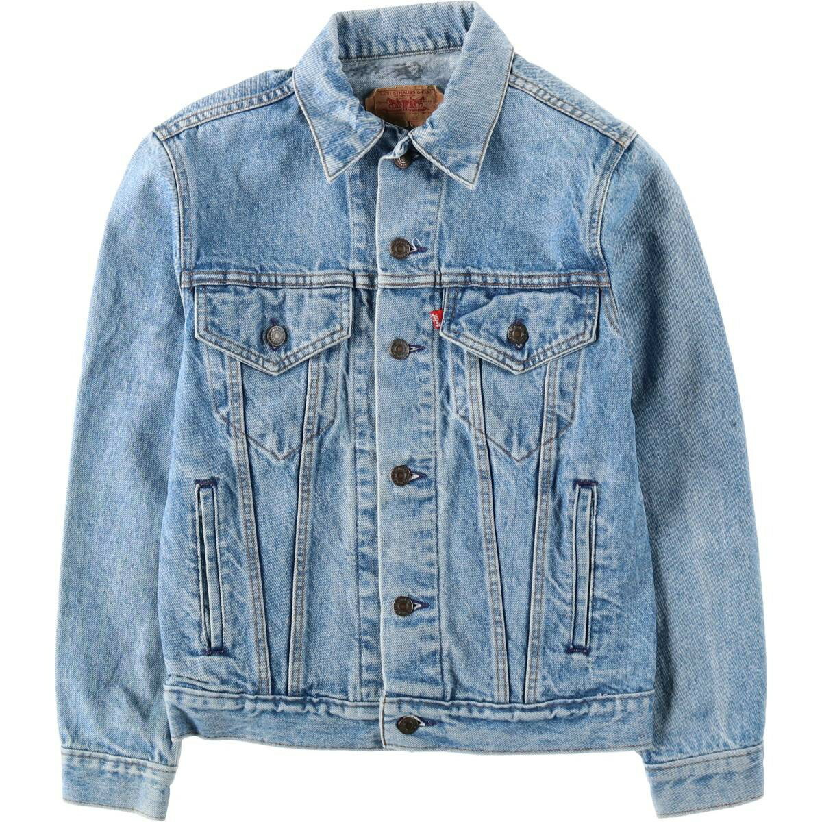 古着 80~90'S リーバイス Levi's 70506-0214 デニムジャケット Gジャン USA製 メンズS相当 ヴィンテージ /eaa632507 【中古】 【260412】
