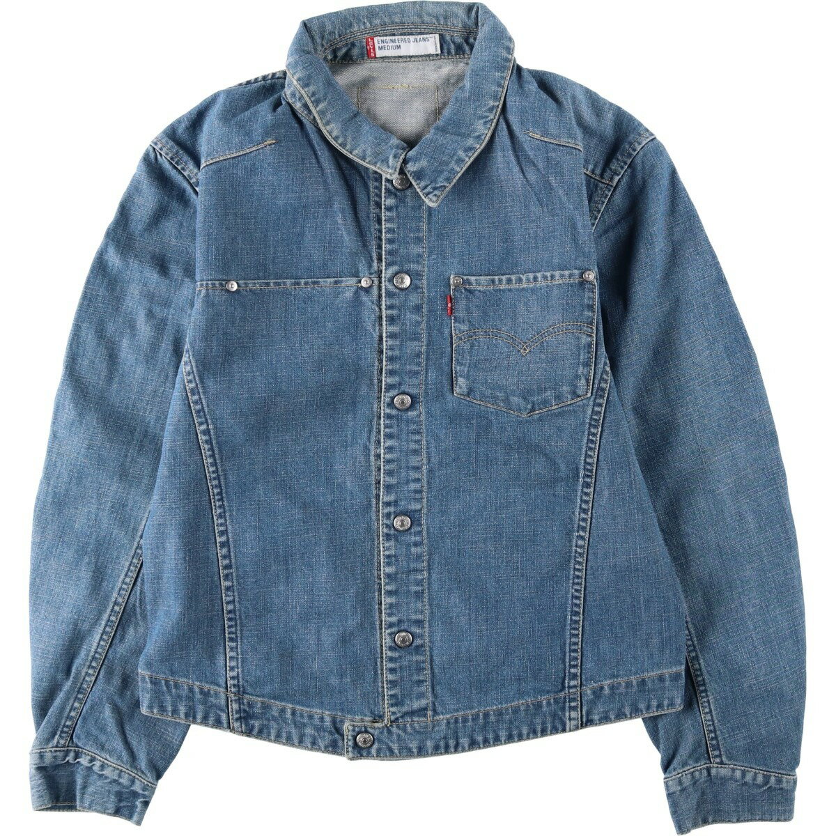 古着 00'S リーバイス Levi's ENGINEERED エンジニアード ユーロモデル 70100-1038 デニムジャケット メンズM相当 /eaa632515 【中古】 【260411】