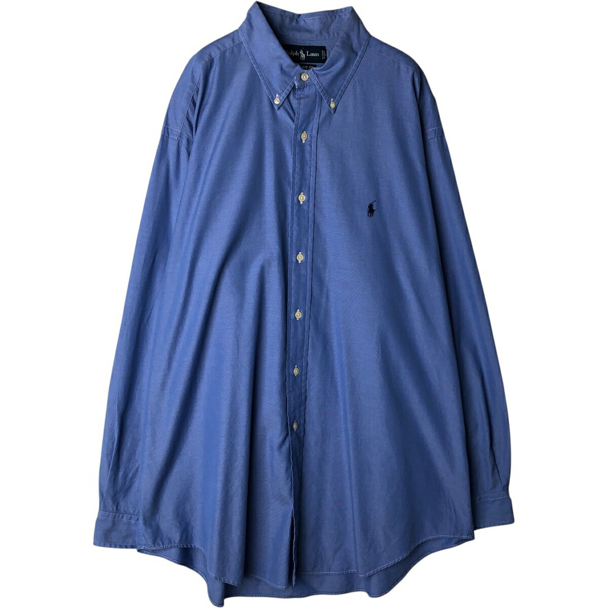 乐天商城 - 古着 ラルフローレン Ralph Lauren CLASSIC FIT 長袖 ボタンダウンシャツ メンズXL相当 /eaa632546 【中古】 【260413】
