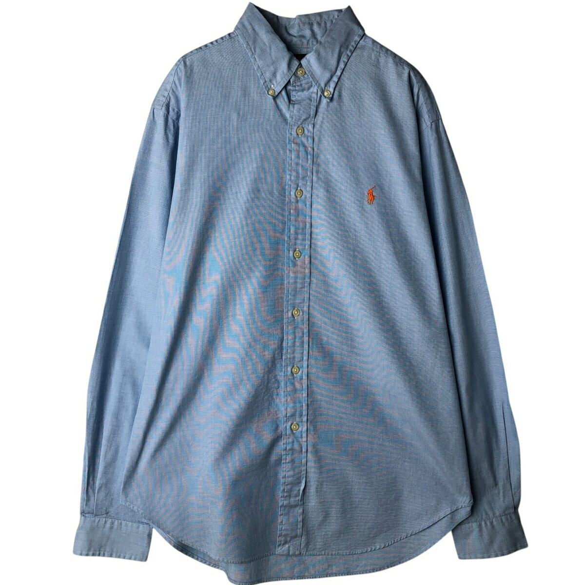 樂天商城 - 古着 ラルフローレン Ralph Lauren CLASSIC FIT 長袖 ボタンダウンチェックシャツ メンズM相当 /eaa632547 【中古】 【260413】