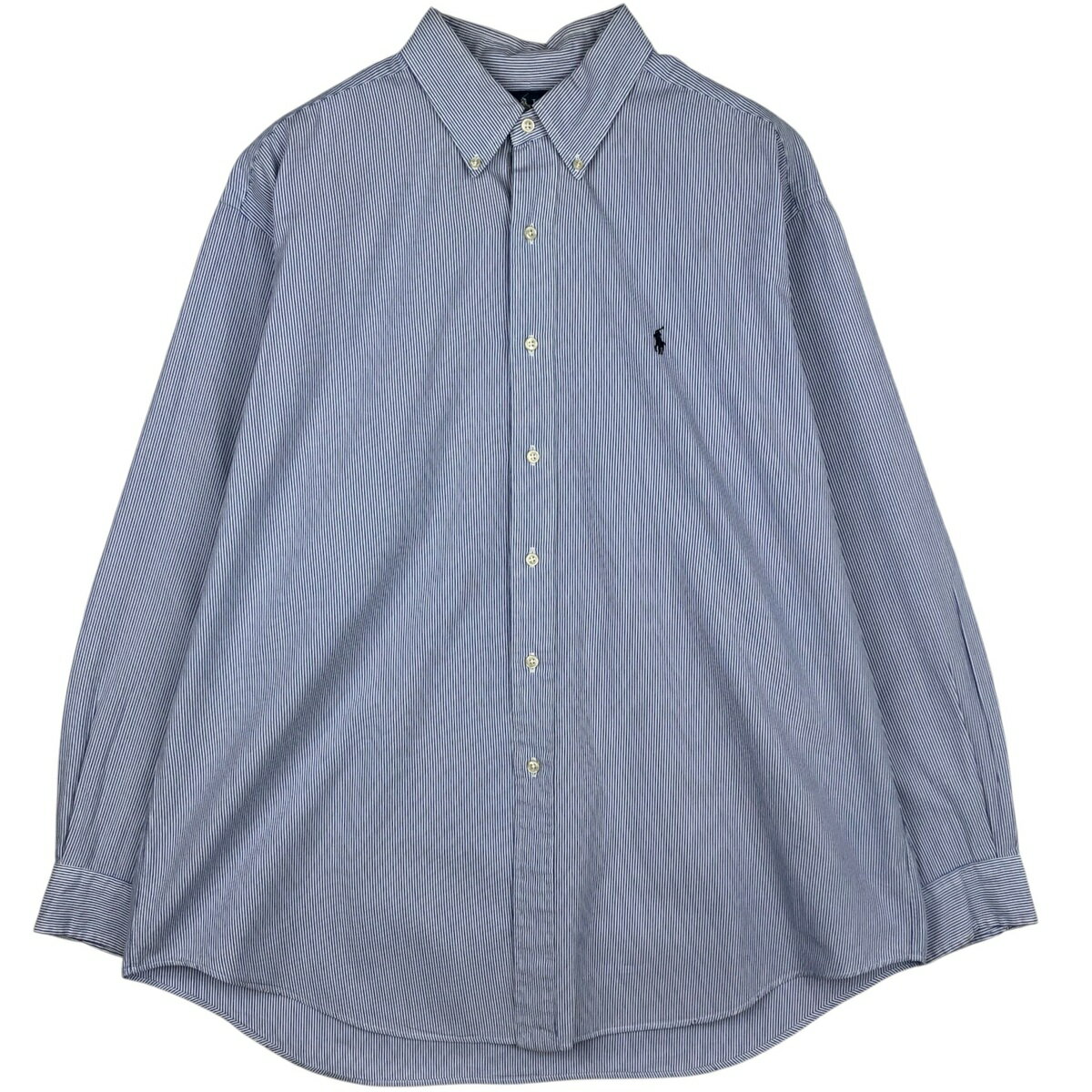 Rakuten - 古着 ラルフローレン Ralph Lauren BLAKE 長袖 ボタンダウンストライプシャツ メンズXL相当 /eaa632579 【中古】 【260412】