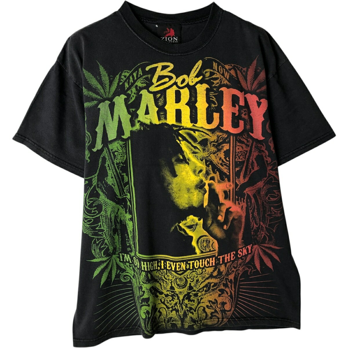 Rakuten - 古着 ザイオン ZION BOB MARLEY ボブマーリー バンドTシャツ バンT USA製 メンズL相当 /eaa632716 【中古】 【260411】