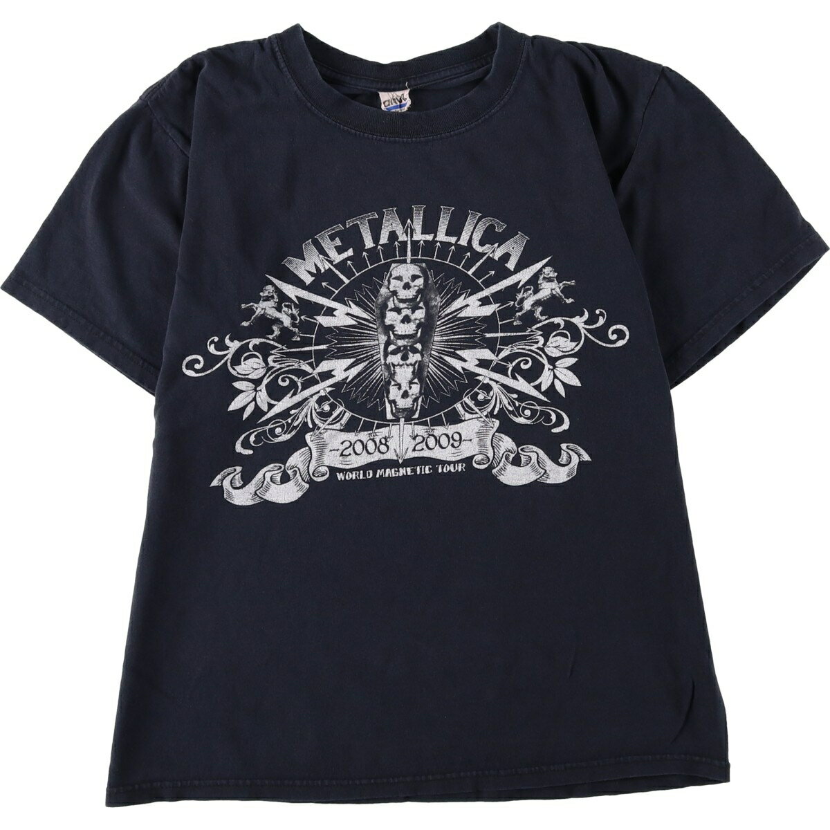 古着 00'S アンビル Anvil METALLICA メタリカ ドクロ柄 スカル柄 バンドTシャツ バンT メンズS相当 /eaa632732 【中古】 【260407】