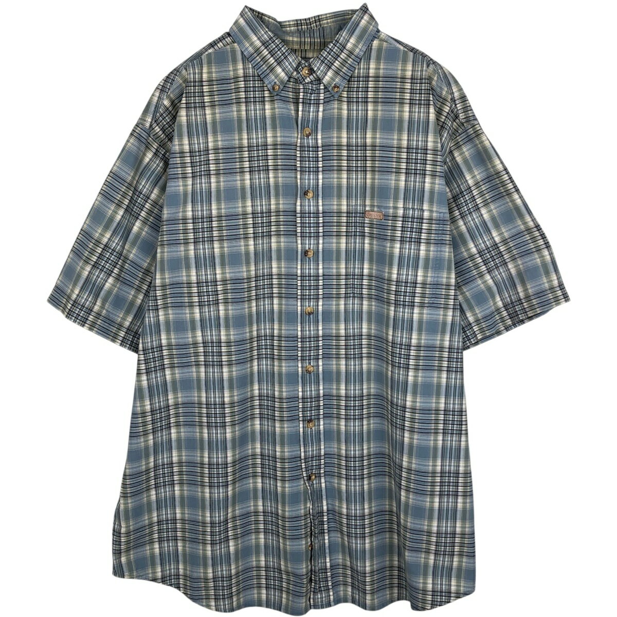 古着 カーハート Carhartt チェック柄 ボタンダウン 半袖 ワークシャツ メンズXL相当 /eaa632757 【中古】 【260412】