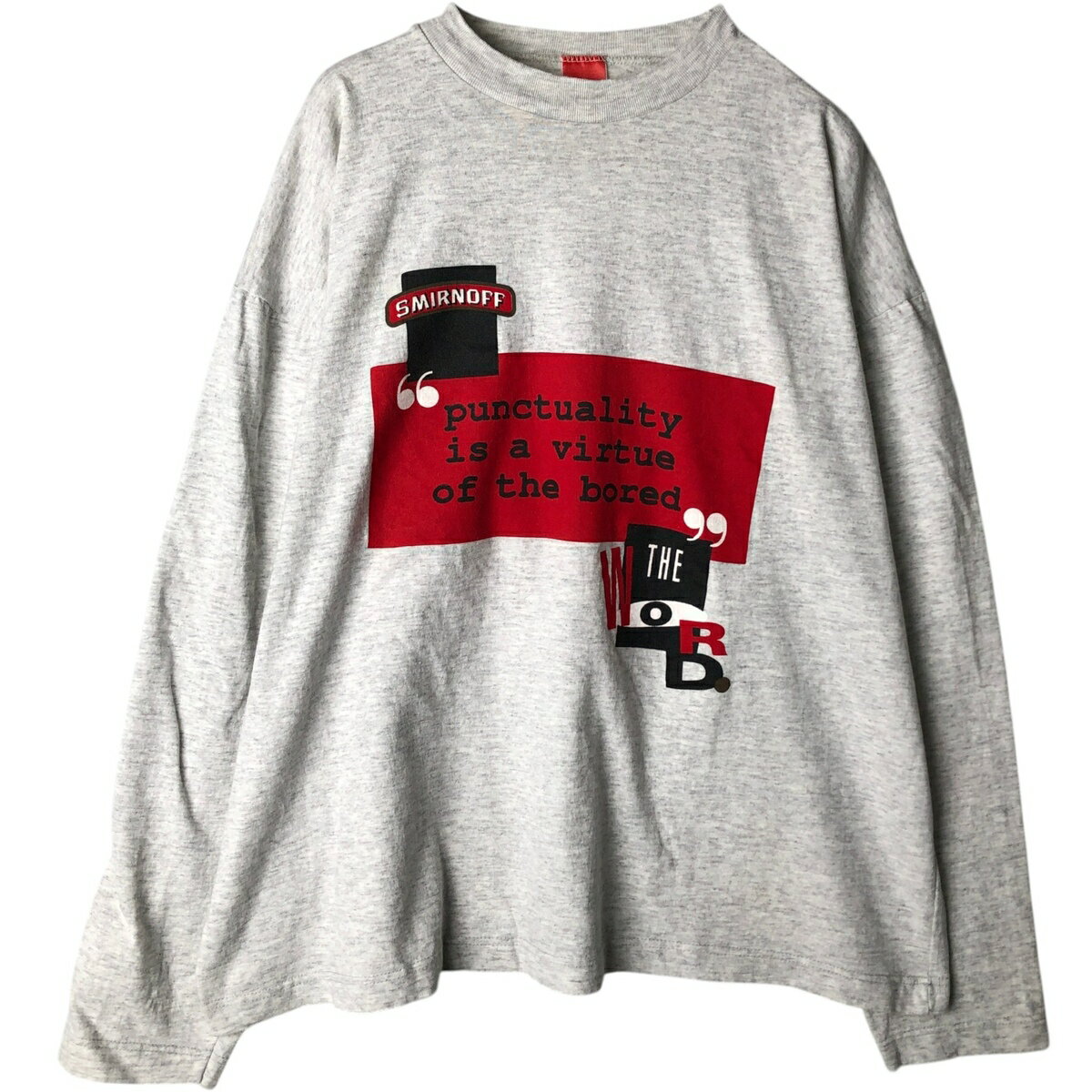 Spain （Clubs） - 古着 SMIRNOFF ロングTシャツ ロンT メンズXL相当 /eaa632843 【中古】 【260417】