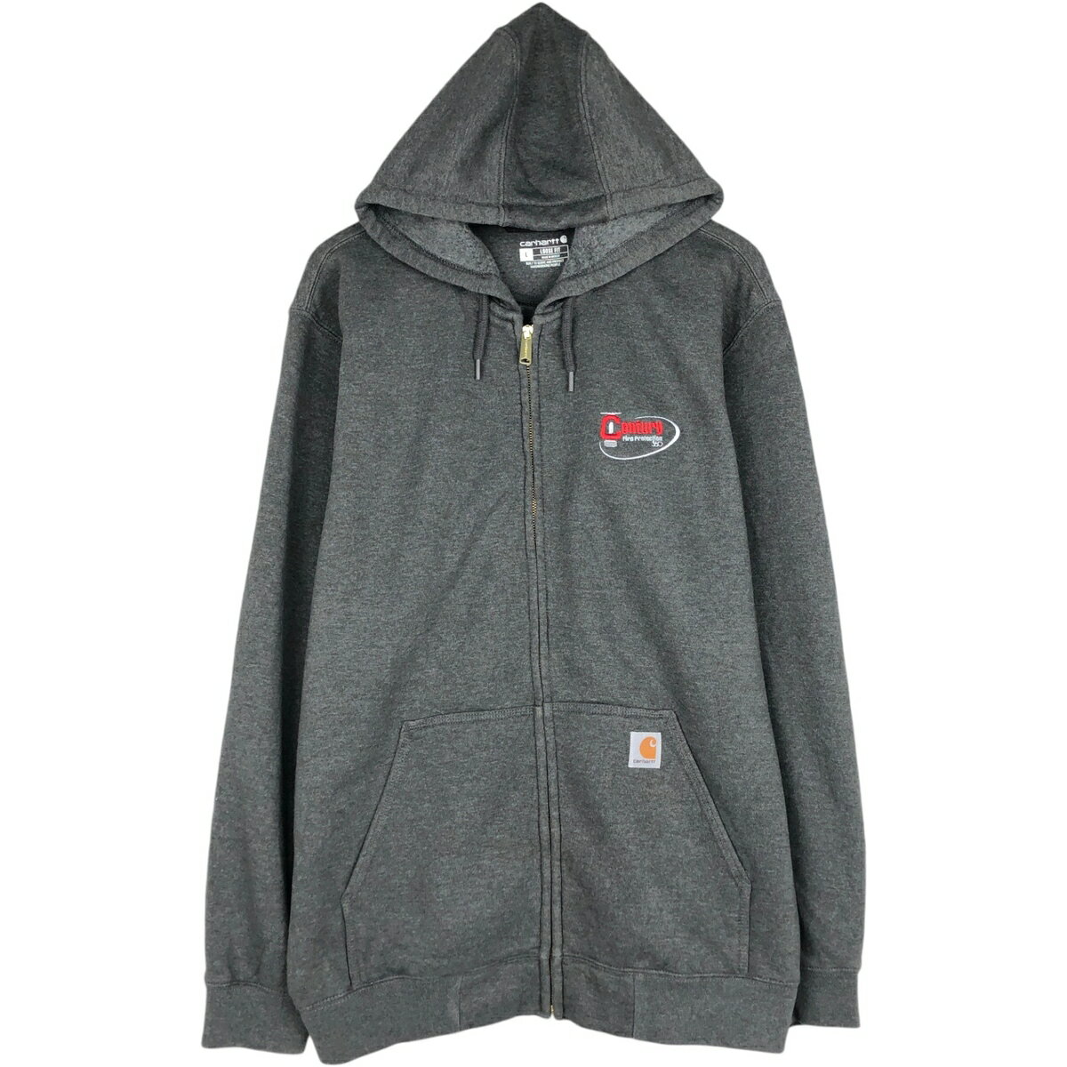 Collaboration - 古着 カーハート Carhartt Loose Fit アドバタイジング スウェットプルオーバーパーカー メンズL相当 /eaa632978 【中古】 【260412】