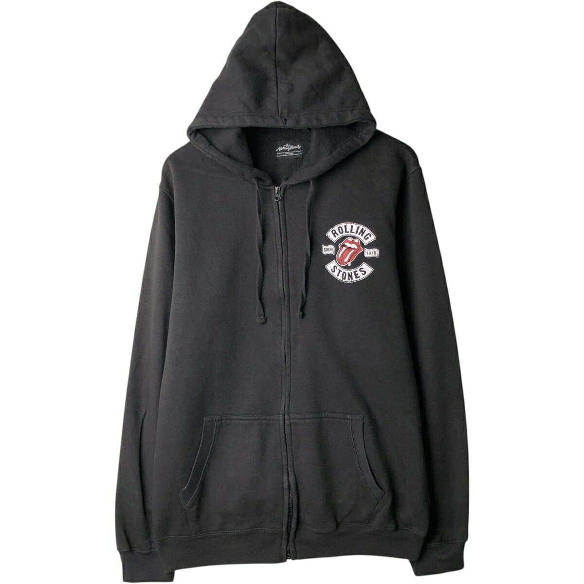 樂天商城 - 古着 THE ROLLING STONES ザローリングストーンズ バンド スウェットフルジップパーカー メンズS相当 /eaa632985 【中古】 【260419】